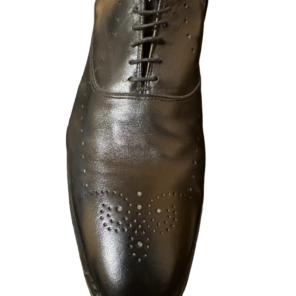 Allen Edmonds Weybridge Black Leather Dress shoes men size 13 EXTRA WIDE